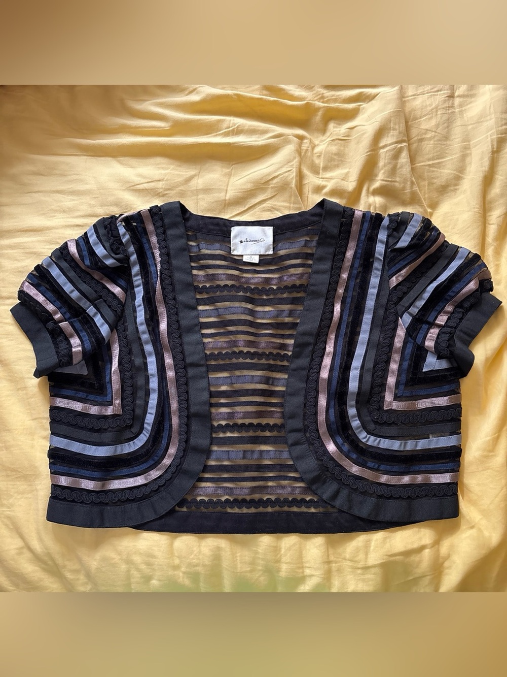 Anthropologie sheer vintage top
